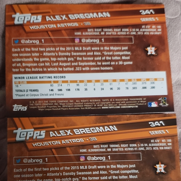 Alex bregman RC - Picture 4 of 5
